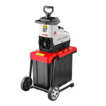 Зубр [ЗИЭ-44-2800] Измельчитель садовый электрический { бесшумный  р с 44 мм  контейнер 60 л  2800 В