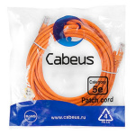 Cabeus PC-UTP-RJ45-Cat.5e-5m-OR-LSZH Патч-корд UTP  категория 5e  5 м  LSZH  неэкранированный