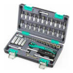 STELS Набор инструментов  1 4"  Cr-V  S2  усиленный кейс  47 предм. [14099]