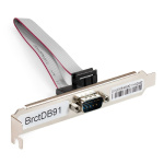 Exegate EX298291RUS Планка портов в корпус 1xCOM ExeGate BrctDB91 (Com 10-pin (F) --> RS232 DB9 Male