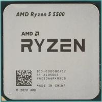 CPU AMD Ryzen 5 5500 OEM (100-000000457) {3,60GHz, Turbo 4,20GHz, Without Graphics AM4}