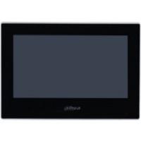 DAHUA DHI-VTH2621G-WP Видеодомофон IP 7 дюймовый с WiFi 2.4ГГц, черный, ёмкостной сенсорный экран, питание DC 12В/PoE