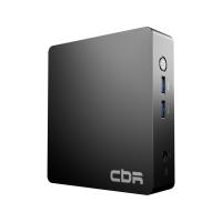CBR MiniPC-SMCR-DT04/ N5095 /AC WIFI/ RJ45/ 8G LPDDR4 (4G LPDDR4*2)/ 256G PCIe Gen3/ Plastic housing/ 12V 3A adaptor