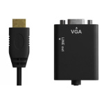 Exegate EX294720RUS Кабель-переходник HDMI-VGA ExeGate EX-HDMIM-VGAM-3.5JackS-3.0 (19M 15M+3.5mm Jac