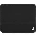 Коврик для мыши Gembird MP-BLACK-S  чёрный  размеры 220*180*2мм  ткань+резина  черный