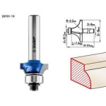 ЗУБР Фреза кромочная калевочная №1  D= 19мм  рабочая длина-7 4мм  радиус-3 2мм  хв.-8мм  d-12 7мм  З