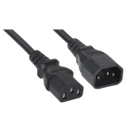 Cabeus PC-189-VDE-0.6M Кабель питания монитор-компьютер IEC 320 C13 - IEC 320 C14 (3x0.75). 0.6м