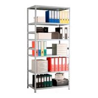Стеллаж MS 220/100х60/6 (Размеры внешние (ВхШхГ) 2200х1000х600 мм, 6 полок, с единой стойкой) [S24199176602]