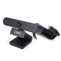 CBR CW 870FHD Black, Веб-камера с матрицей 2 МП, разрешение видео 1920х1080, USB 2.0, встроенный микрофон с шумоподавлением, автофокус, крепление на м