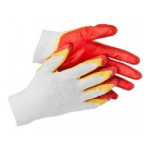 STAYER Перчатки "MASTER" трикотажные  двойная обливная ладонь из латекса  х б  13 класс  L-XL [11409