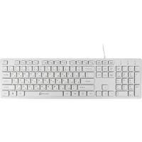 Клавиатура Oklick 500M белый USB slim Multimedia  [1061586]