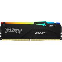 Kingston DDR5 DIMM 16GB 5600 FURY Beast RGB XMP Gaming Memory KF556C40BBA-16 
