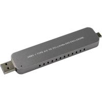 ORIENT 3552U3, USB 3.1 Gen2 контейнер для SSD M.2 NVMe 2242/2260/2280 M-key, PCIe Gen3x2 (JMS583),10 GB/s, поддержка UAPS,TRIM, разъем USB3.1 Type-A +
