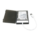 AgeStar SUBCP1 BLACK Внешний корпус 2.5" SATA HDD SSD AgeStar SUBCP1 (BLACK) USB2.0  пластик  черный
