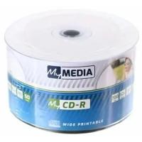 Диски MyMedia CD-R 700Mb 52x Pack wrap (50шт) Printable (69206)