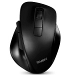 Беспроводная мышь RX-525SW чёрная (бесшумн. кл.  5+1кл. 600-1400DPI  Soft-touch  блист.)