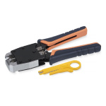 Cabeus HT-500 Инструмент обжимной для RJ-45 (8р8с)  RJ-11 12 (6р6с  6р4с  6р2с)  профессиональный
