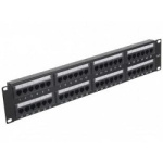Gembird Коммутационная панель Cablexpert с задним организатором  48 портов категории 5E  размер 19''