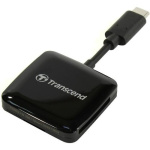 Micro SecureDigital Transcend RDC3 SD microSD Card Reader  USB 3.2 Gen 1  Black  Type C TS-RDC3