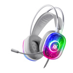 Defender Cyborg белый  7.1  RGB   провод 2 м