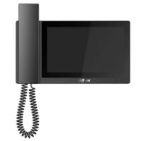 DAHUA DH-VTH5421E-H Монитор видеодомофона IP 7-и дюймовый, с трубкой, черный, ёмкостной сенсорный экран, поддержка micro-SD до 32Гб, питание DC 12В/Po