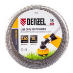 Denzel Леска для триммера двухкомпонентная квадрат 2 65мм  15 м EXTRA CORD [96125]