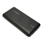 Gembird Портативный аккумулятор  10000мАч  2A  4 встр.кабеля  черный (GPB-10C)