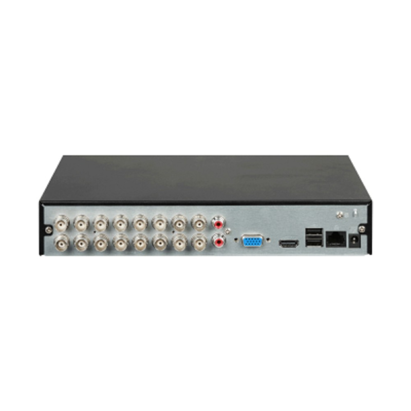 Фото  Dahua DH-XVR1B16H-I/T 16-канальный HDCVI-видеорегистратор c SMD HDCVI, AHD, TVI, IP, CVBS до 24 каналов до 6Мп; накопители: 1 SATA III до 16Тбайт; вид