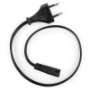 Cablexpert Кабель питания аудио/видео 0,5м, CEE 7/16 - C7, VDE, 2-pin, 2х0,75, черный, пакет (PC-184-VDE-0.5M)