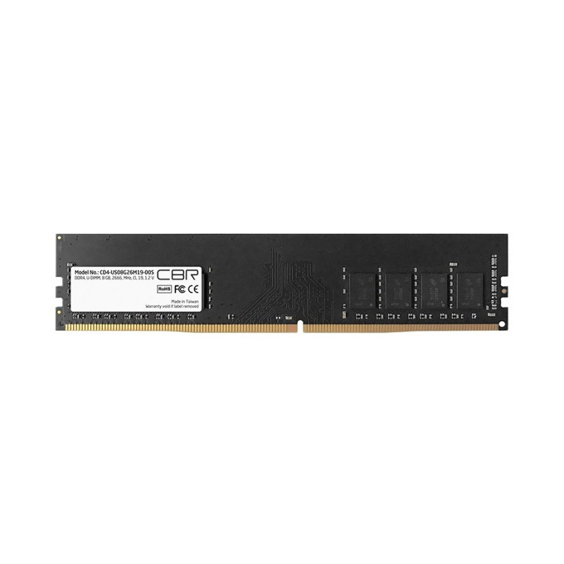 CBR DDR4 DIMM (UDIMM) 8GB CD4-US08G26M19-00S PC4-21300  2666MHz  CL19  1.2V  Micron SDRAM  single ra