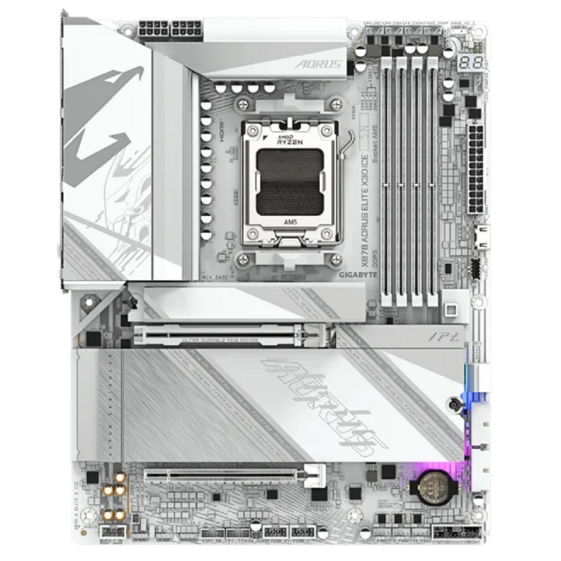 Фото  Материнская плата Gigabyte X870 A ELITE X ICE