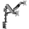 ONKRON G140 чёрный {Для двух экранов диагональю 13"-32" Допустимая нагрузка: 2х (1-8 кг (2.2 - 17.6 lbs)) VESA: 100x100, 75x75}