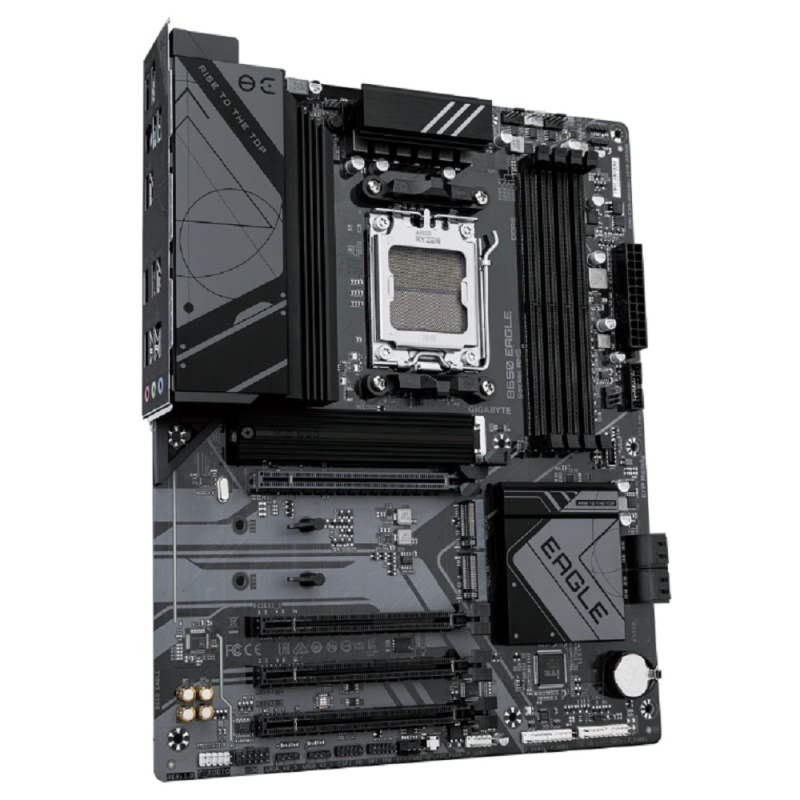 Фото  Gigabyte B650 EAGLE {AM5, B650, 4xDDR5 ATX AC`97 8ch(7.1) GbLAN RAID+HDMI+D  ATX}