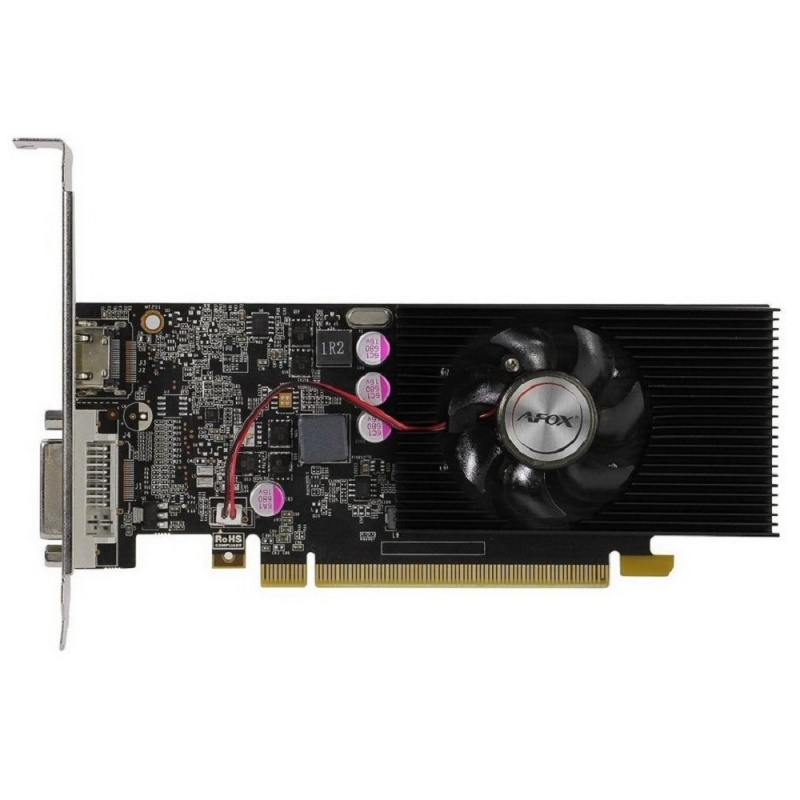 Фото  Видеокарта AFOX GT1030 2GB GDDR5 64Bit DP/HDMI LP Single Fan (AF1030-2048D5L5-V4) RTL