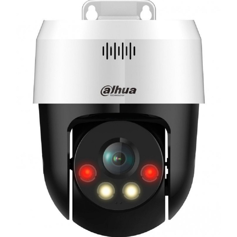 Фото  DAHUA DH-SD2A500NB-GNY-A-PV Мини-PT IP-видеокамера 5Мп; 1/2.8” CMOS; объектив 4мм;  видеоаналитика ИК 30м, Led 30м;  микрофон IP66, PoE