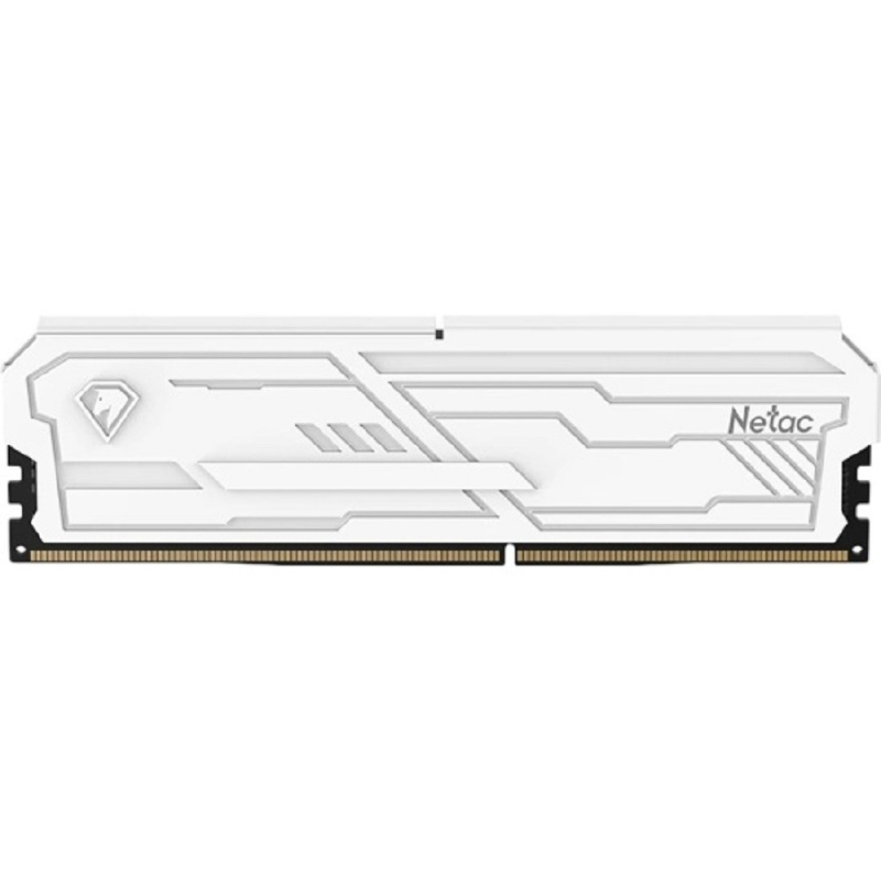 Фото  Netac DDR4 DIMM 8GB Shadow III 3200MHz CL16 1.35V / NTSHD4P32SP-08W / White / with radiator