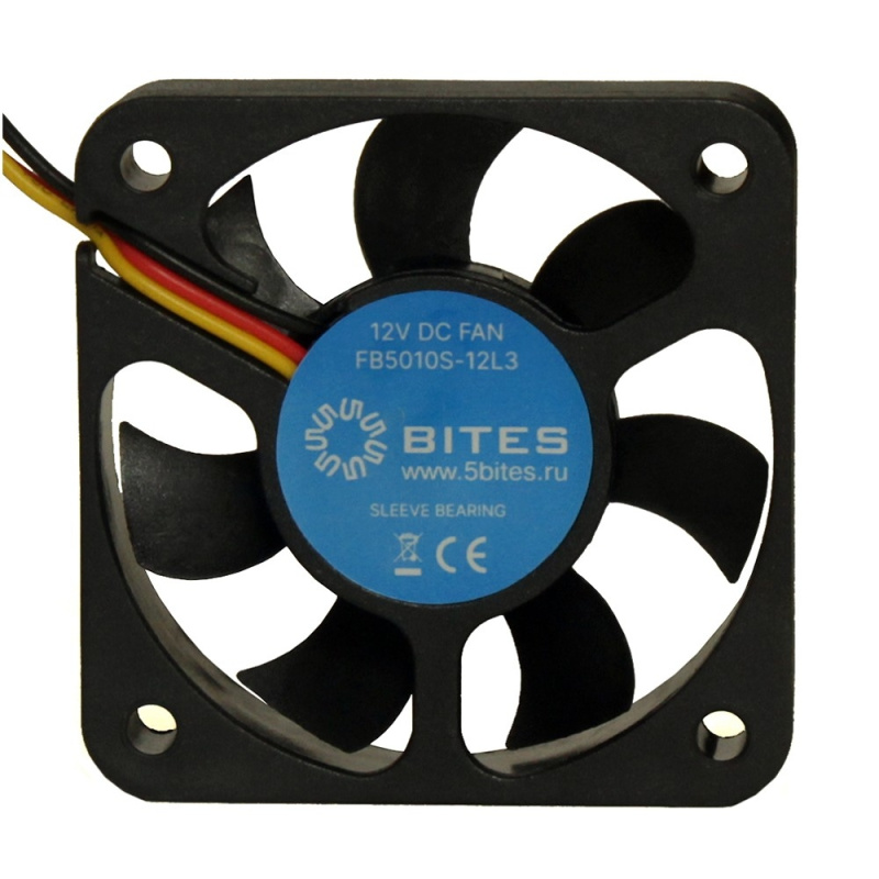 5bites Вентилятор FB5010S-12L3 50X10   SLEEVE   4200RPM   3P