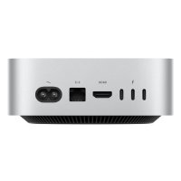Фото  Apple Mac Mini 2024 [Z1CG0002Y] Silver {M4 10C CPU 10C GPU/24Gb/512Gb SSD/рекоменд.переходник 1979059/1991284}