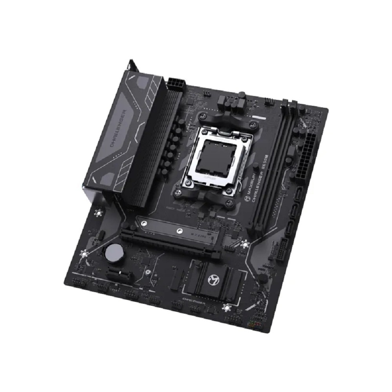 Фото  MAXSUN MS-Challenger B650M V2 (Socket AM5, mATX, 2*DDR5, HDMI/DP, 4*SATA3, 1*M.2, 1*PCIEx16/1*PCIEx1, 2*USB2.0, 4*USB 3.2 Gen1, LAN 1*1G, RTL)