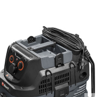 Фото  Bort BAX-600E Пылесос строительный [93418149] { Мощность всасывания 320 Вт, вместимость 40 л, Ур. шума 78 дБ, шланга 3 м, 16 кг, набор аксессуаров 8 ш