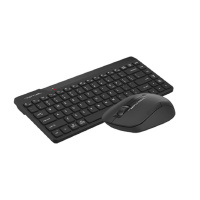 Фото  Комплект клавиатура+мышь беспров. A4TECH Fstyler  FG2200 Air2 black (USB, slim) (FG2200 AIR2 BLACK)