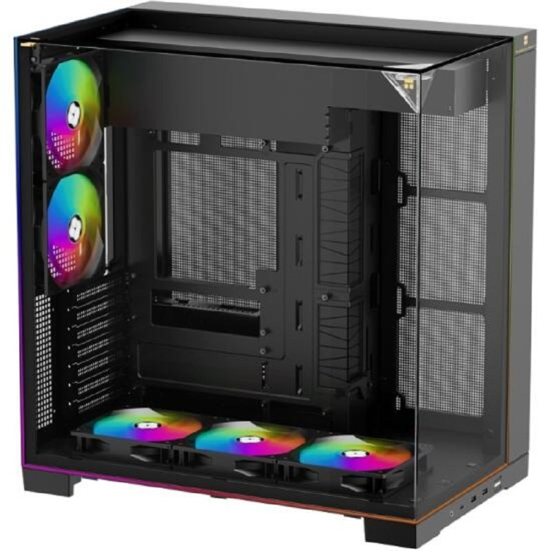 Фото  Thermalright Корпус TR-A70 ARGB FAN5-C / Black / TG / 5 x120mm ARGB PWM Fans / ARGB Strip / USB TYPE-C / ATX  / TRA70AF5CB
