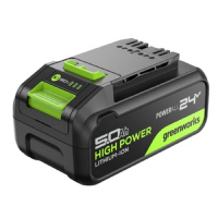 Фото  Greenworks Аккумулятор High Power G24HP5, {24V, 5 А.ч} [2957807]