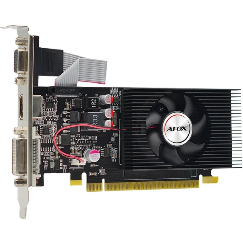 Фото  Видеокарта AFOX GT730 4GB GDDR3 128 bit VGA/DVI/HDMI 1FAN LP (AF730-4096D3L5) RTL 