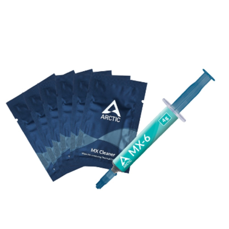 Фото  Термопаста MX-6 Thermal Compound 4-gramm with 6pcs MX Cleaner ACTCP00084A