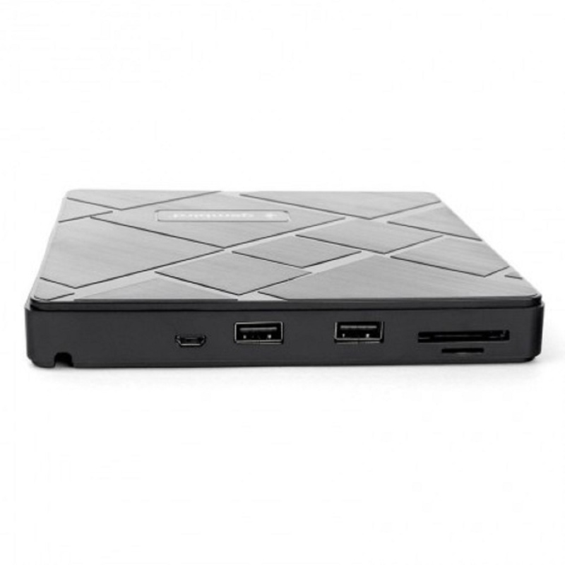 Фото  USB 3.0 Gembird DVD-USB-04 пластик, со встроенным кардридером и хабом черный
