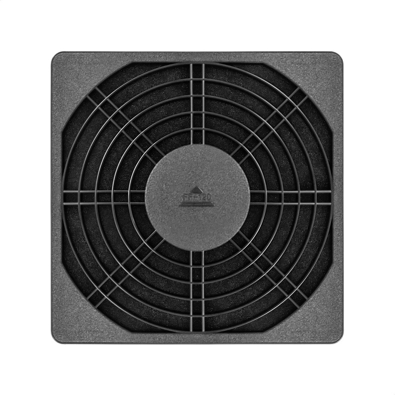 Фото  Exegate EX295256RUS Решетка для вентилятора с фильтром 120х120 ExeGate EG-120PSFB (120x120 мм, пластиковая, квадратная, с пылевым фильтром, черная)