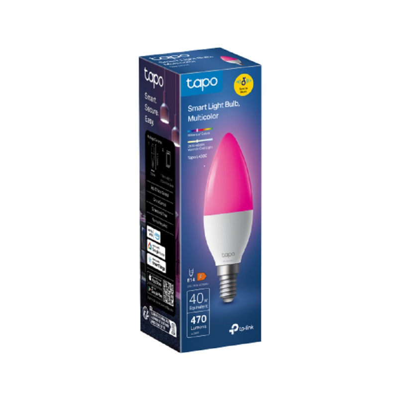 Фото  TP-Link Tapo L430C Умная многоцветная лампа 