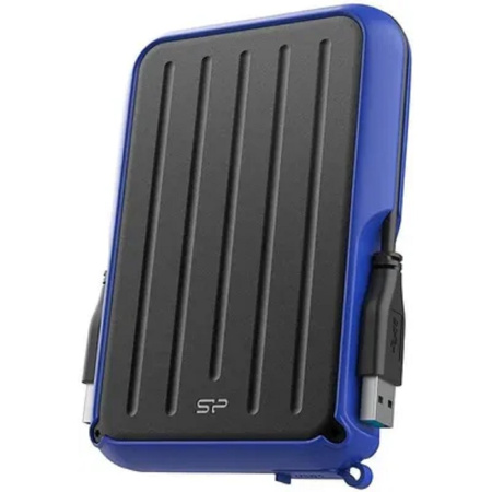 Фото  Silicon Power Portable HDD 5TB  Armor A66 SP050TBPHD66LS3K USB 3.0  2.5" Синий