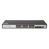 SNR-S5210G-24TX-2AC Управляемый коммутатор уровня 2+, 24 порта 10/100/1000Base-T, 4 порта 1/10G SFP+, Два встроенных БП ~220V AC